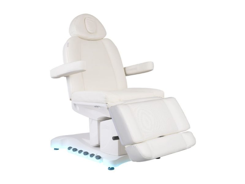 Poltrona Elettrica Cosmetica Azzurro 708B Exclusive 4 Motori Riscaldata