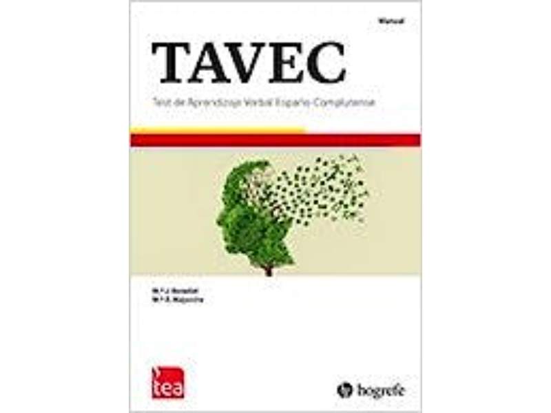 TAVEC. Test de Aprendizaje Verbal Juego Completo