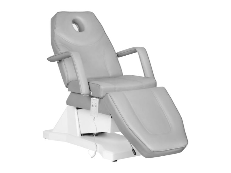 Poltrona estetica elettrica Soft con 1 motore e schienale regolabile