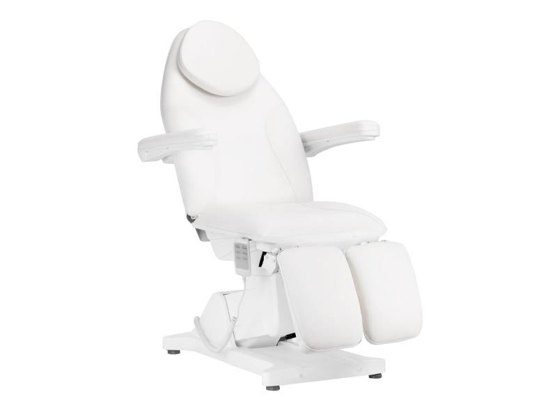 Poltrona Estetica Elettrica Sillon Basic Pedi 3 Attuatori Bianco