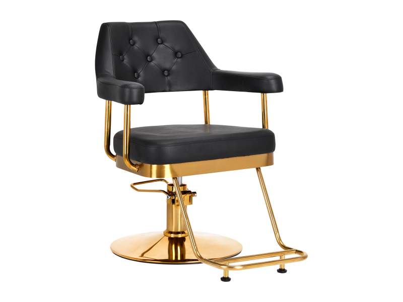 Poltrona da Parrucchiere Granda Gold Gabbiano con Sollevamento Idrualico