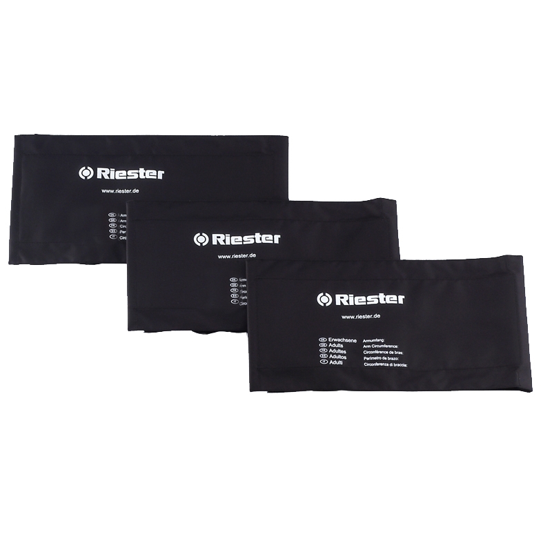 Sphygmomanometer velcro cuff, black, size XXL