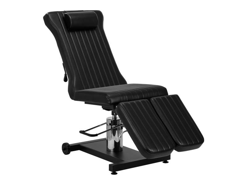 Cadeira para Tatuagem Pro Ink 611 Preto com Ajuste Hidráulico