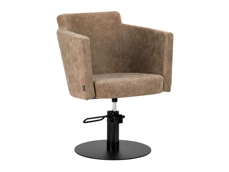 Sedia da parrucchiere Gabbiano Roma con alzata idraulica e base stabile