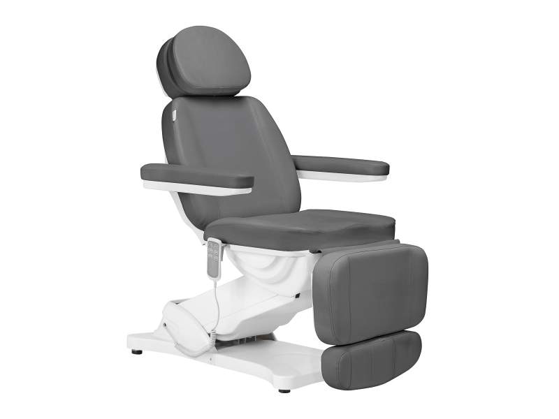 Poltrona cosmetica elettrica Sillon Classic 3 motori nera ergonomica