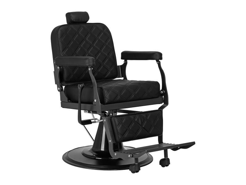 Poltrona da Barbiere Gabbiano Carlos Extra con Alzata Idraulica