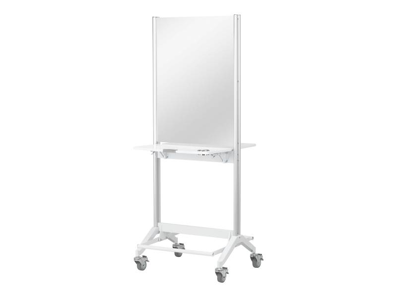 Consolle per Parrucchiere MI-03 Gabbiano con Ripiano Pieghevole e Specchio