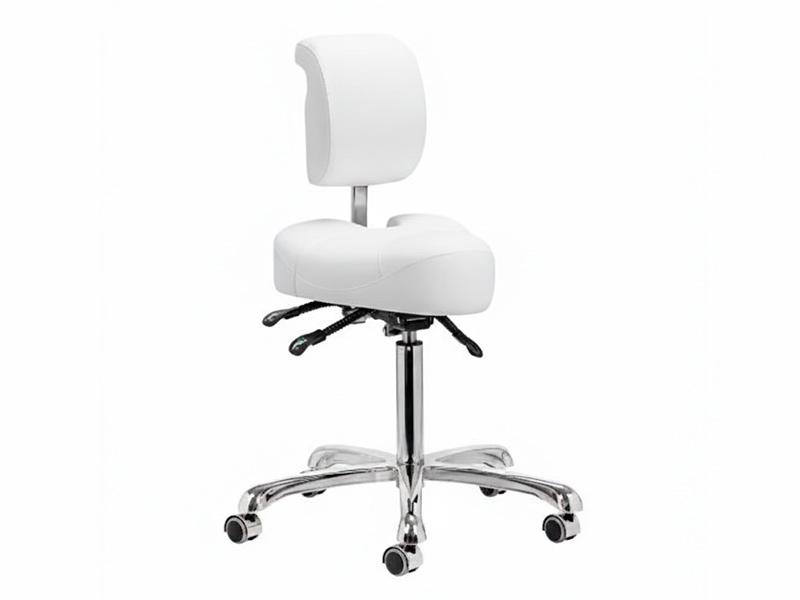 Sgabello Podologico Estetica Professionale con Doppia Pompa Idraulica