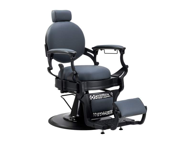 Poltrona da Barbiere Gabbiano Niccolo con Sollevatore Idraulico Regolabile
