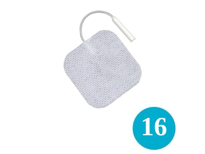 Elettrodi autoadesivi Electrotens 50x50 mm, attacco da 2 mm