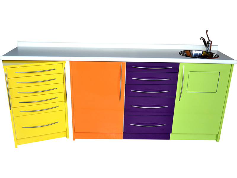 Set 4 moduli per arredo dentale