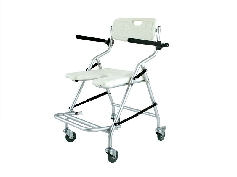 Duschklappsitz mit Rollen