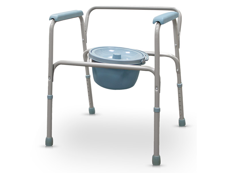Toilettenstuhl für technische Hilfsmittel mit Toilette