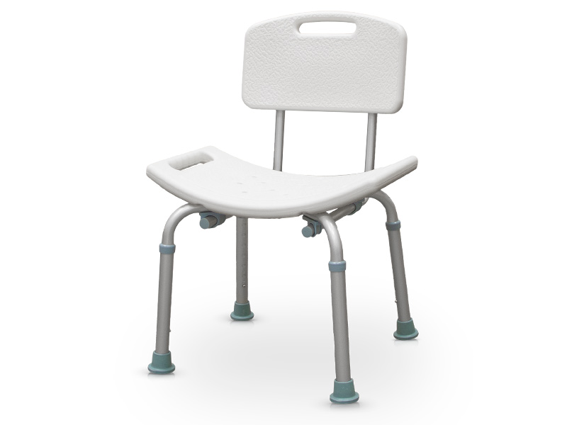 Assistive Shower Chair with Adjustable Height