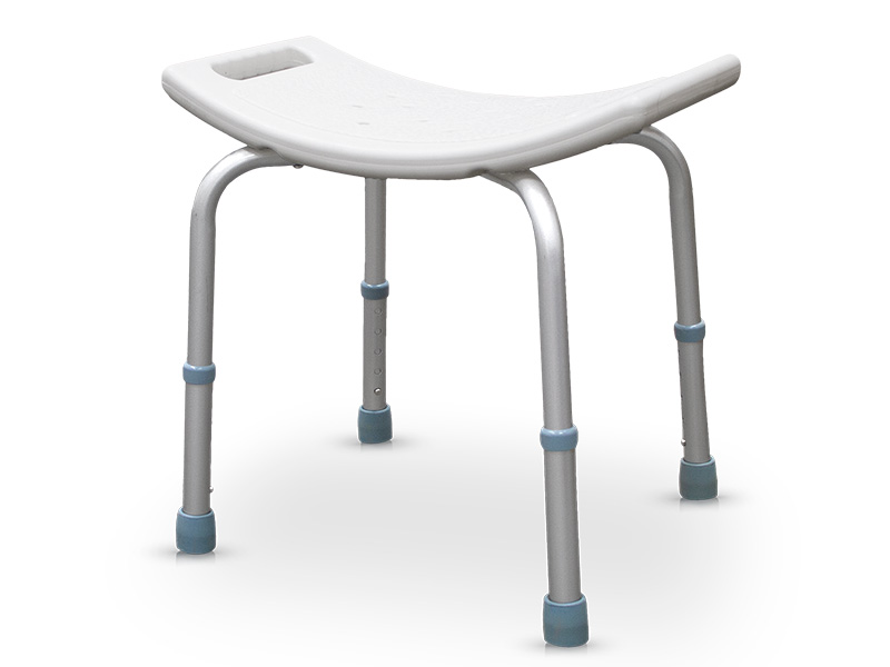 Höhenverstellbarer Badezimmerhocker