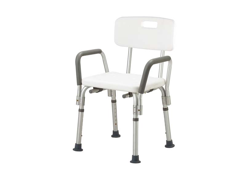 Badestuhl mit Rückenlehne und Armlehne