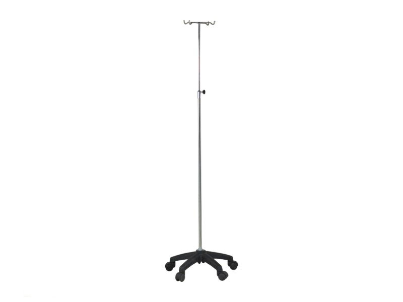 IV Pole, HeightAdjustable and Plastic Base