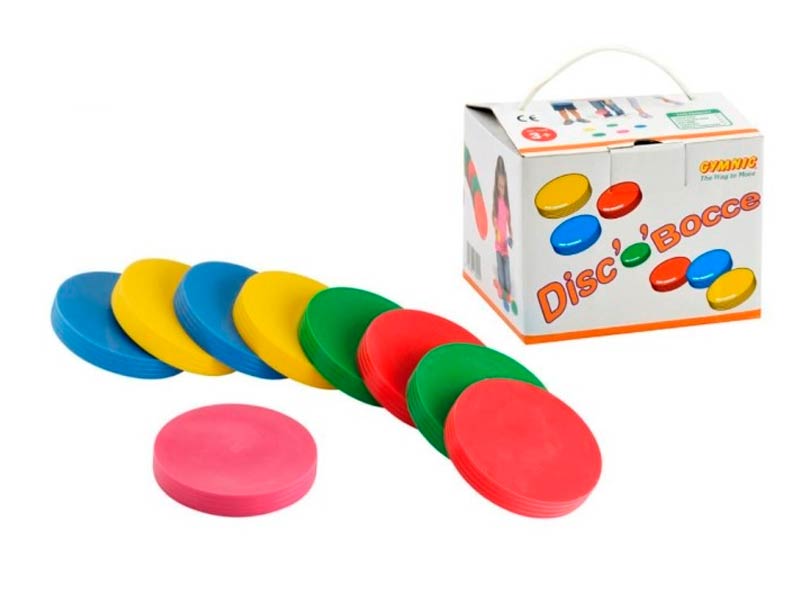 Disques de Pétanque Disc-O-Bocce - Lot de 9, Diamètre 9,5 cm