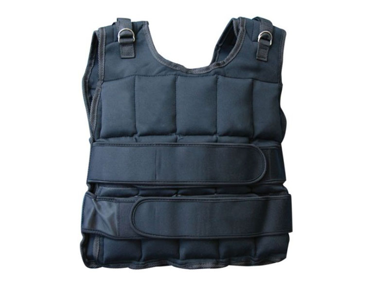 Gilet lesté variable 10 kg en tissu oxford et néoprène confortable