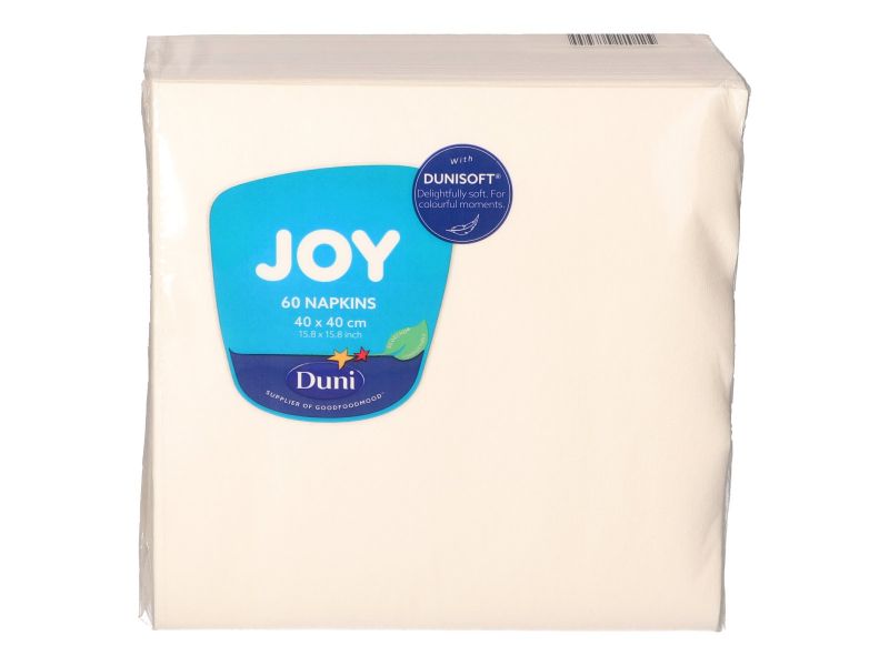 DUNI Servilleta Dunisoft® 40 x 40 cm, Blanco