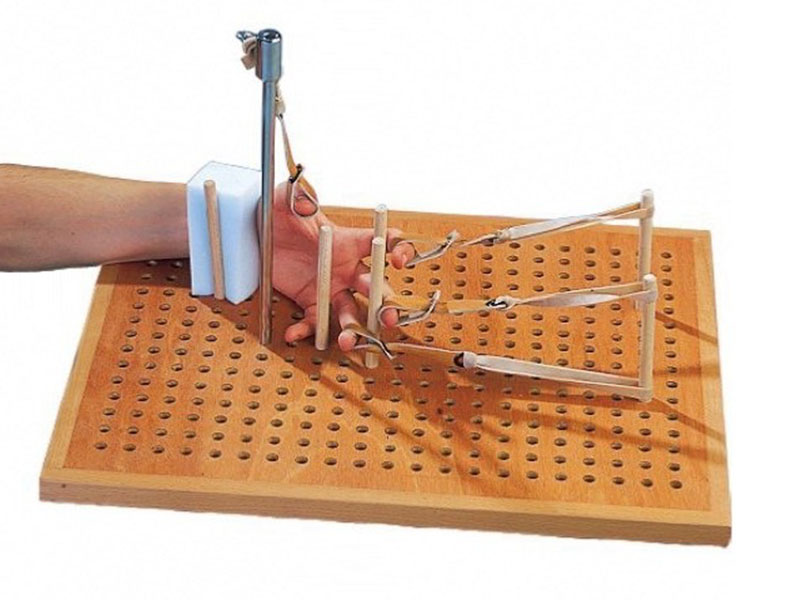 Plateau Canadien avec doigtiers, élastiques et accessoires résistants