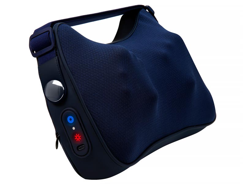 Appareil de massage Shiatsu portable Polaris avec fonction chauffante bleu Medivon