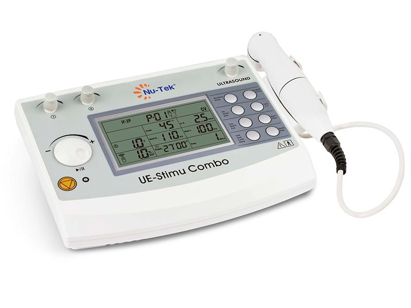Professionell elektrostimulator Combo ultraljud, Tens och Ems 1-3 Mhz