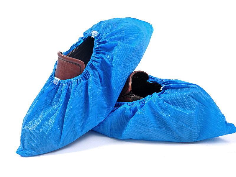Copri-scarpe monouso di polietilene clorurato CPE calibro 160, 100 pz.