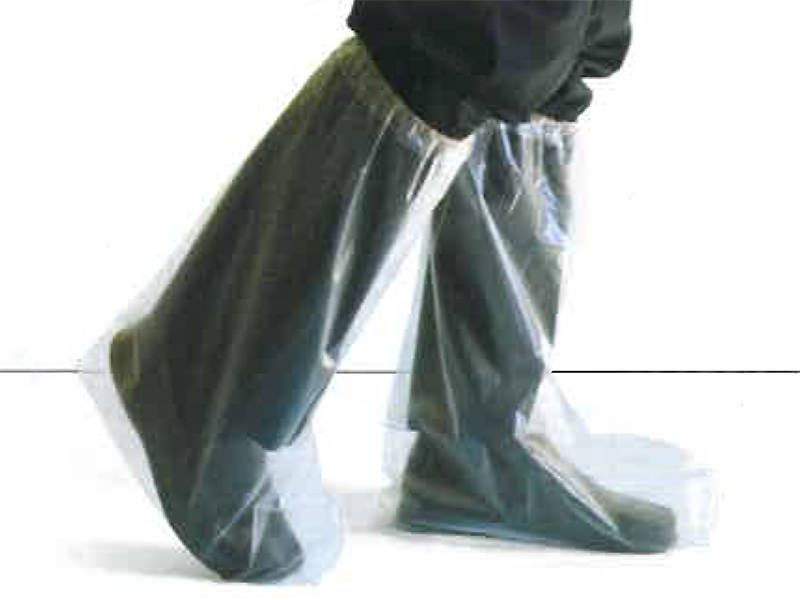 Disposable polyethylene boot covers, gauge 300, 50 pcs