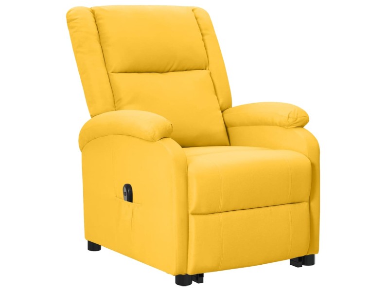 Poltrona Alzapersona Gialla in Tessuto