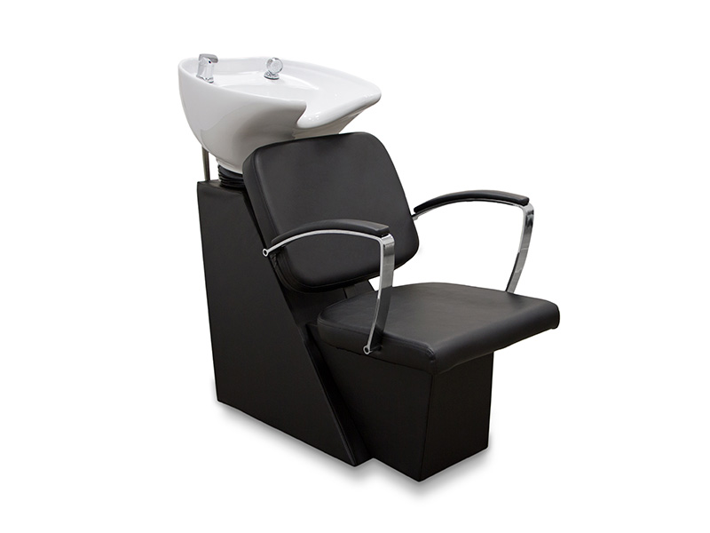 Kappers hoofdwas met armleuningen