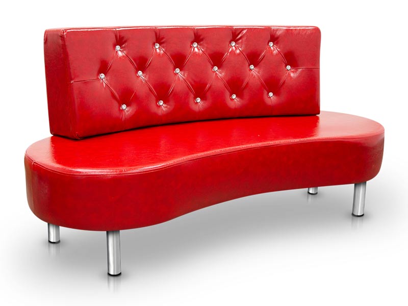 Divanetto trapuntato per sala d'attesa