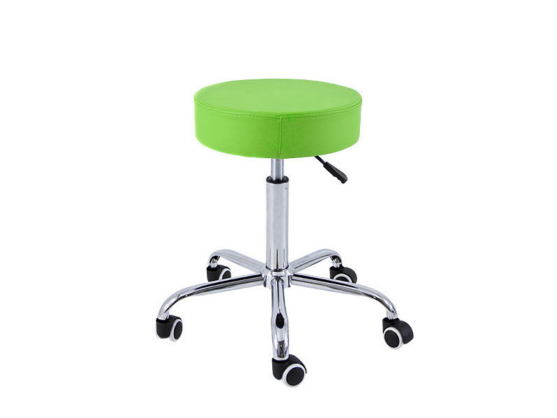 Stool 5 Wheels Chrome Base