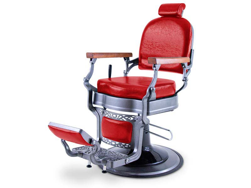 Hydraulische vintage kappersstoel barbier Luisiana
