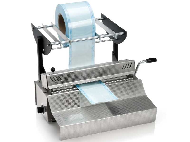 Sigillatrice Rotolo Buste per Strumenti in Acciaio Professionale