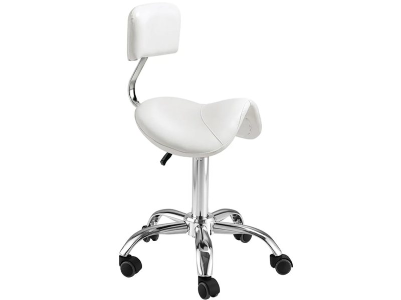 Sgabello Estetista Regolabile in Altezza con Pompa Idraulica