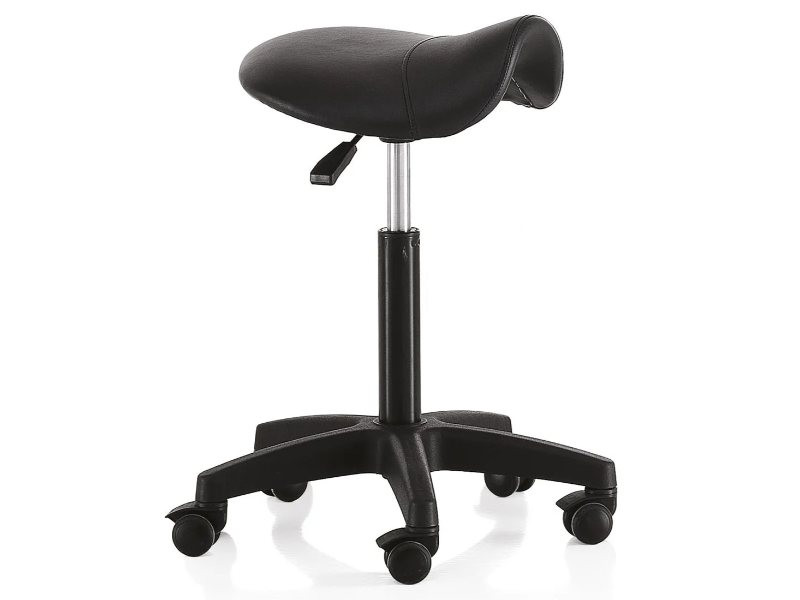 Sgabello per Parrucchieri Sagomato con Pompa Idraulica