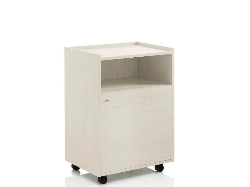 Carrello Estetica in Legno con Rotelle Professionale per Centro Estetico