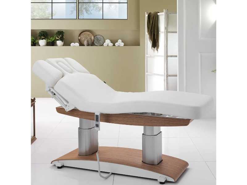 Lettino Estetica Elettrico a 4 Motori in Legno Professionale Wood Spa