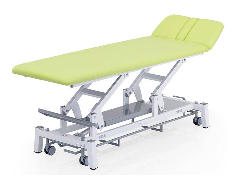 Lettino elettrico STIRLING T con kit ruote e comando perimetrale | CIRCEO MEDICAL
