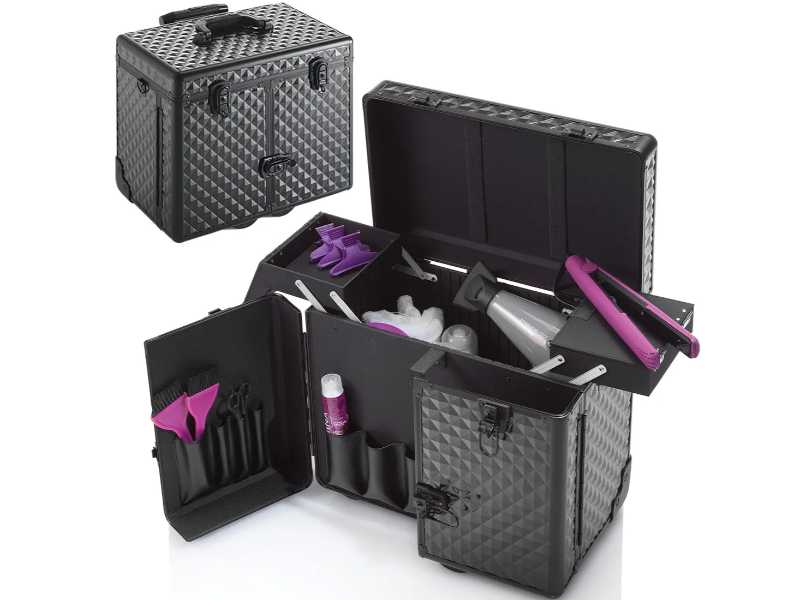 Trolley Professionale Parrucchiere Valigia Porta Phon e Attrezzi