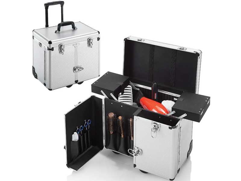 Trolley Parrucchiere Valigia Porta Attrezzi Barbiere Professionale