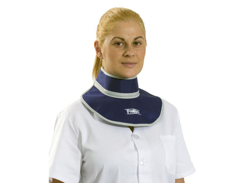 Bouclier plomb pour thyroïde 0.50mm Pb Bleu 23