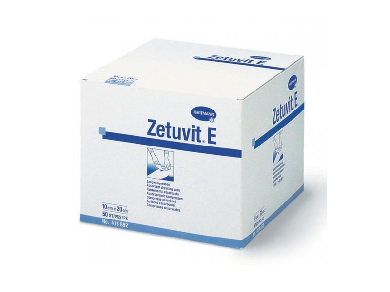 Zetuvit Saugkompressen. Hartmann