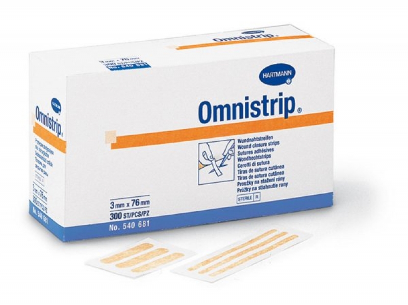 Cutaneous suture adhesive OmniStrip, 50 units, HARTMANN
