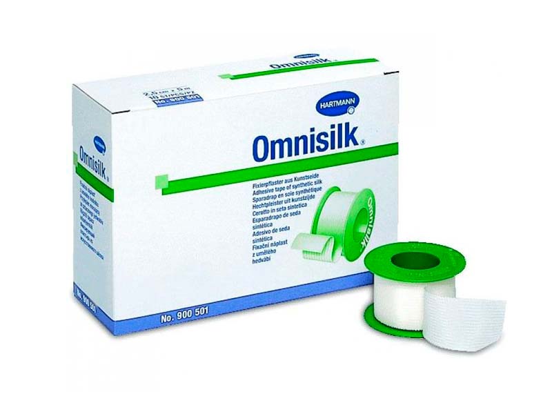 Synthetic white silk plaster Omnisilk. HARTMANN