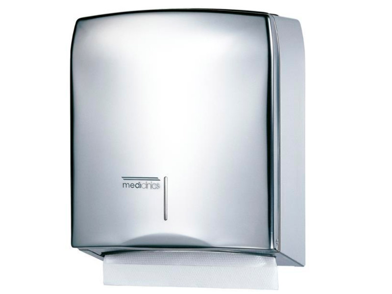 Paper towel dispenser in stainless steel AISI 304