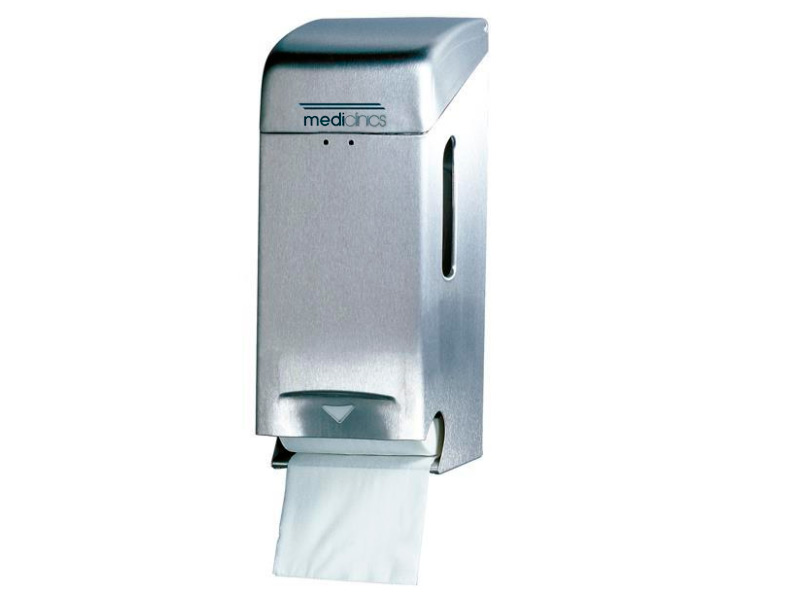 Toilet paper dispenser stainless steel AISI 304 satin finish