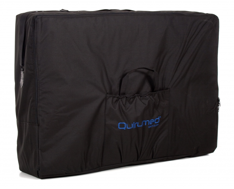 QUIRUMED Shiatsu-Massageliege Faltbar – 219x63 Cm, Aus Holz, Höhenverstellbar (45-63 Cm), Bis 204 Kg – Inkl. Transportrucksack