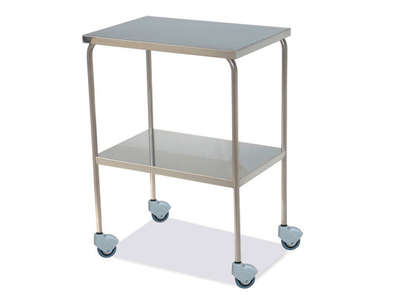 Tavolo di servizio in acciaio inox